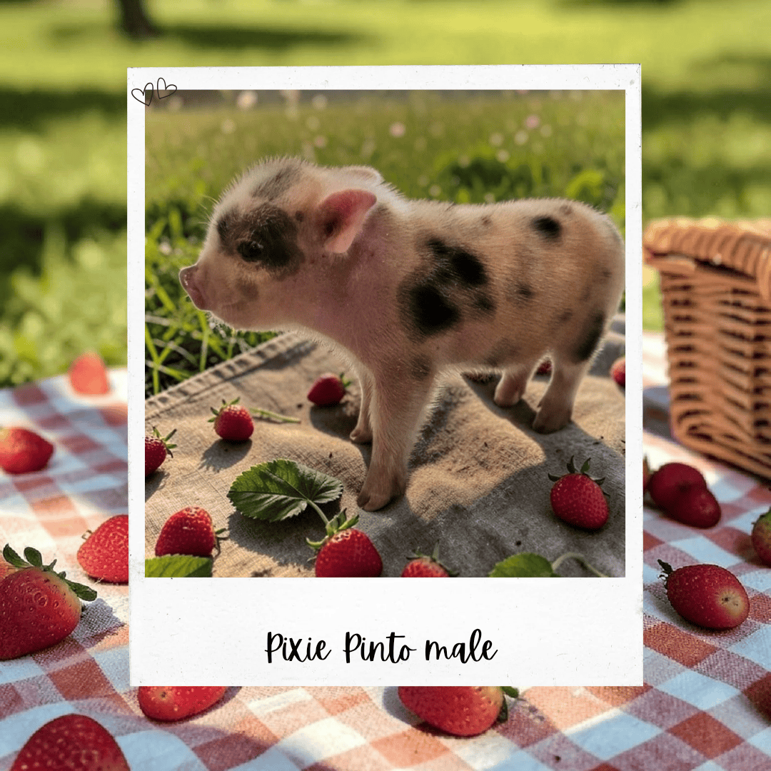 Available Pixie Pigs piglet